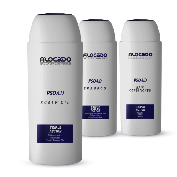 Alocado Scalp Kit products - Scalp Oil + Shampoo + Conditioner